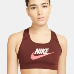 Nike Brassière De Sport^Dri-Fit swoosh Bra Rouge