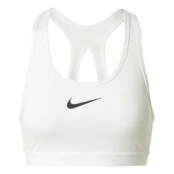 Nike Brassière De Sport^Dri-FIT Swoosh High Support Bra Blanc