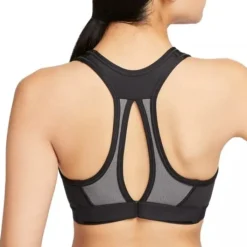 Nike Brassière De Sport^Dri-FIT Swoosh High Support Bra Noir