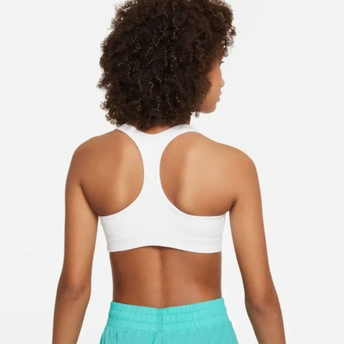 Nike Brassière De Sport^Dri-FIT Swoosh Sports Bra Blanc