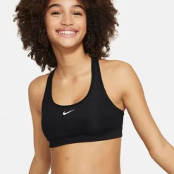 Nike Brassière De Sport^Dri-FIT Swoosh Sports Bra Noir