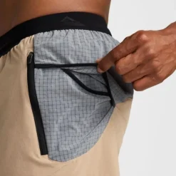 Nike Short Running^Dri-FIT Trail Second Sunrise 5in Brief-Lined Shorts Marron
