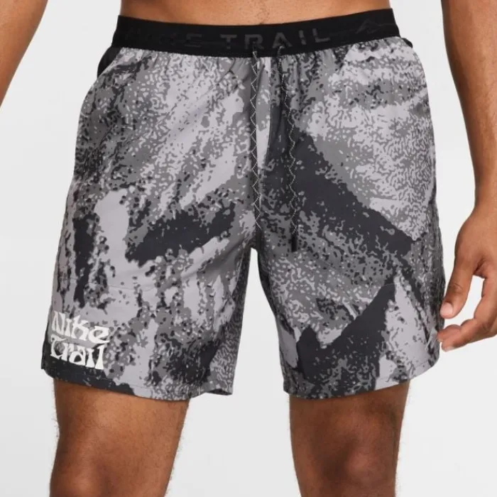 Nike Short Running^Dri-FIT Trail Stride MB 7in Shorts Blanc