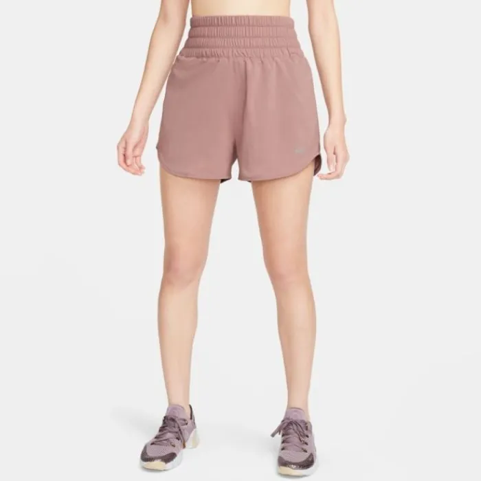Nike Short Running^Dri-Fit Ultra High-Waisted Brief Lined Shorts Rouge