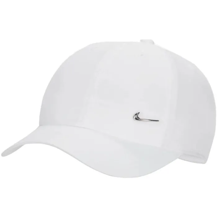 Nike Casquettes^Dri-FIT Unstructured Metal Swoosh Cap Blanc