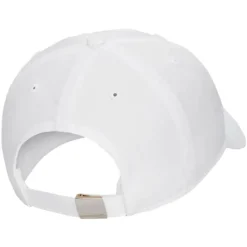 Nike Casquettes^Dri-FIT Unstructured Metal Swoosh Cap Blanc