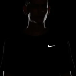 Nike T-shirt Et Manches Longues Running^Dri-Fit UV Miler Short Sleeve Tee Noir
