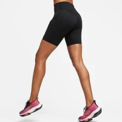 Nike Short Running^Firm-Support Mid-Rise Shorts With Pockets Noir
