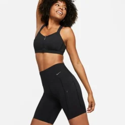 Nike Short Running^High Waisted 8 Inch Short Tight Noir