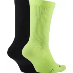 Nike Chaussettes|Chaussettes Running^Multiplier Crew 2-Pack Socks Vert