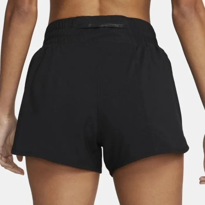 Nike Short Running^One Dri-Fit Mid-Rise 3in Brief-Lined Shorts Noir