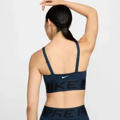Nike Brassière De Sport^Pro Indy Plunge Bra Bold Bleu