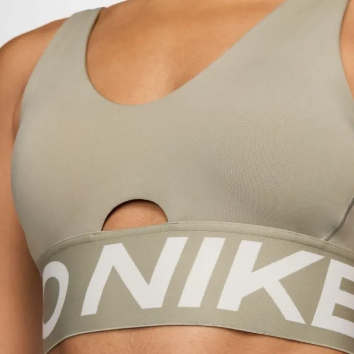 Nike Brassière De Sport^Pro Indy Plunge Bra Bold Marron
