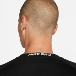 Nike T-shirt Et Manches Longues Running^Pro Warm Long Sleeve Tee Noir