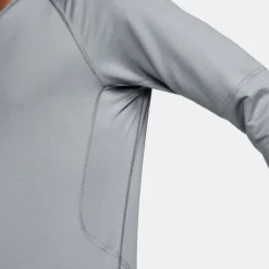 Nike T-shirt Et Manches Longues Running^Pro Warm Long Sleeve Tee Gris