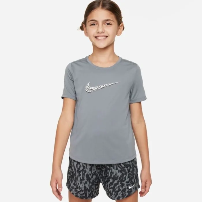 Nike T-shirt Running^Short Sleeve Top Gris
