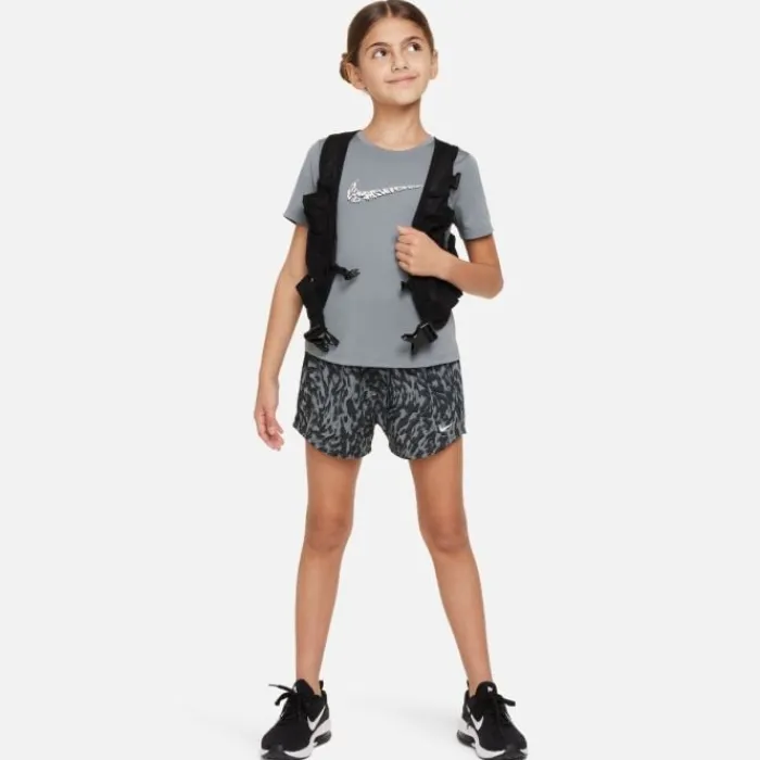 Nike T-shirt Running^Short Sleeve Top Gris