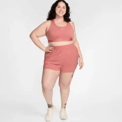 Nike Brassière De Sport^Swoosh Bra Medium Support (Plus Size) Rose