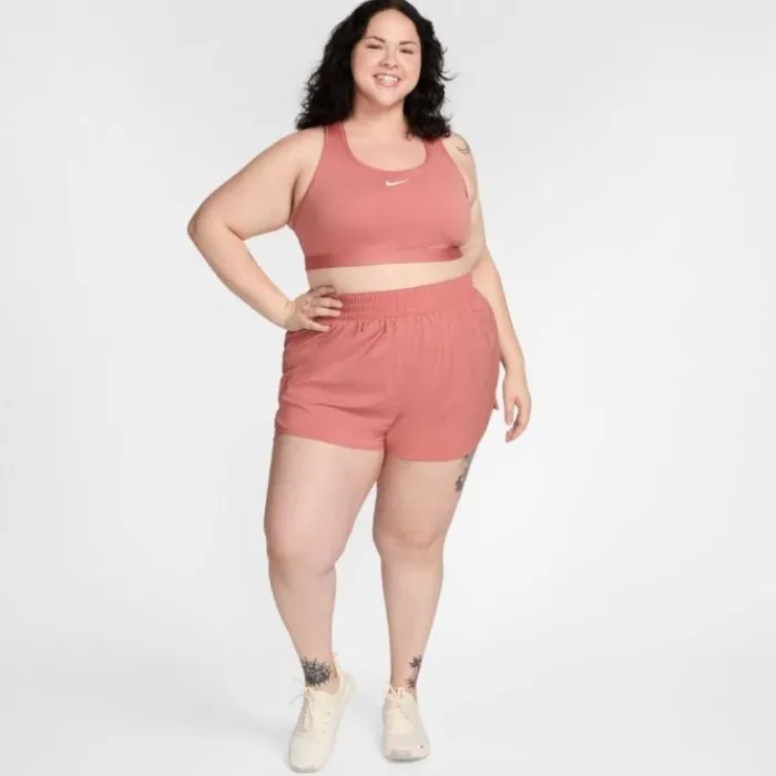 Nike Brassière De Sport^Swoosh Bra Medium Support (Plus Size) Rose