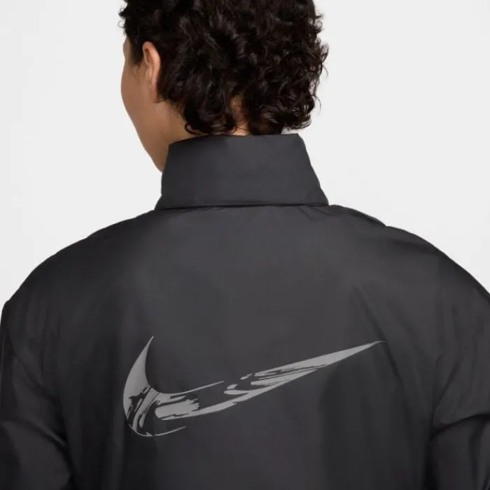 Nike Veste Running^Swoosh Heathered Fast Repel Jacket Noir