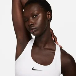 Nike Brassière De Sport^Swoosh Medium Support Bra Blanc