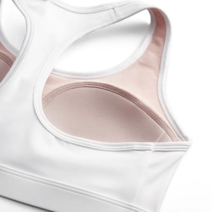 Nike Brassière De Sport^Swoosh Medium Support Bra Blanc