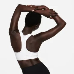 Nike Brassière De Sport^Swoosh Medium Support Bra Blanc