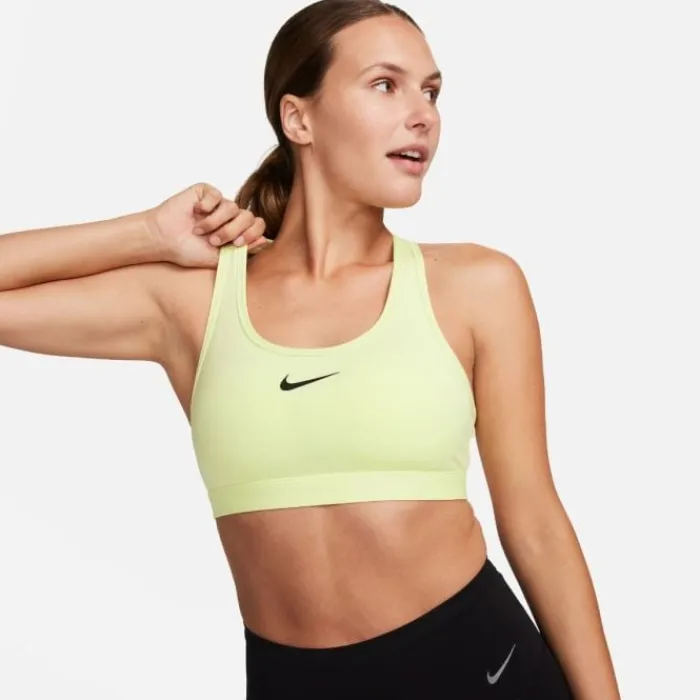 Nike Brassière De Sport^Swoosh Medium Support Bra Jaune