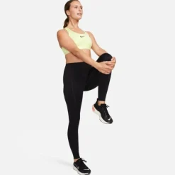 Nike Brassière De Sport^Swoosh Medium Support Bra Jaune