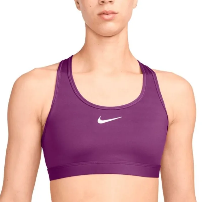 Nike Brassière De Sport^Swoosh Medium Support Bra Mauve