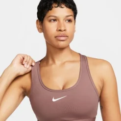 Nike Brassière De Sport^Swoosh Medium Support Bra Marron