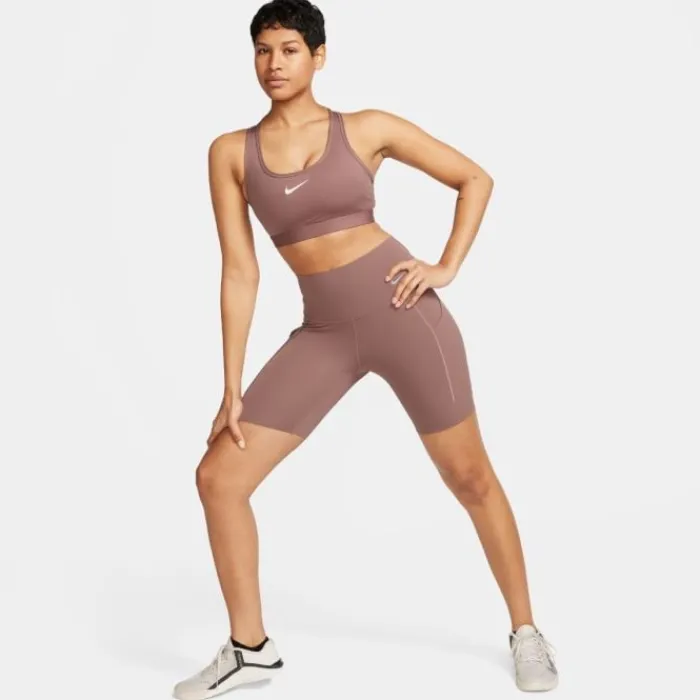 Nike Brassière De Sport^Swoosh Medium Support Bra Marron
