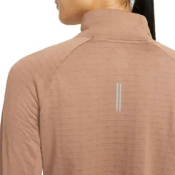 Nike T-shirt Et Manches Longues Running^Therma-Fit Element Halfzip Marron