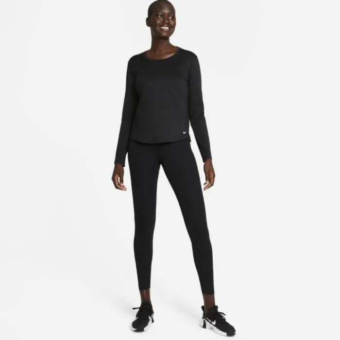 Nike T-shirt Et Manches Longues Running^Therma-FIT STD One Long Sleeve Top Noir