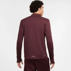 Nike T-shirt Et Manches Longues Running^Therma-FIT Water-Repellent Element Half Zip Rouge