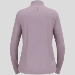 Odlo T-shirt Et Manches Longues Running^Essentials Ceramiwarm Mid Layer Half Zip Mauve