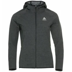Odlo T-shirt Et Manches Longues Running^Hoody Midlayer Run Easy 365 Noir