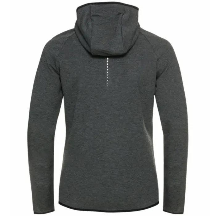 Odlo T-shirt Et Manches Longues Running^Hoody Midlayer Run Easy 365 Noir