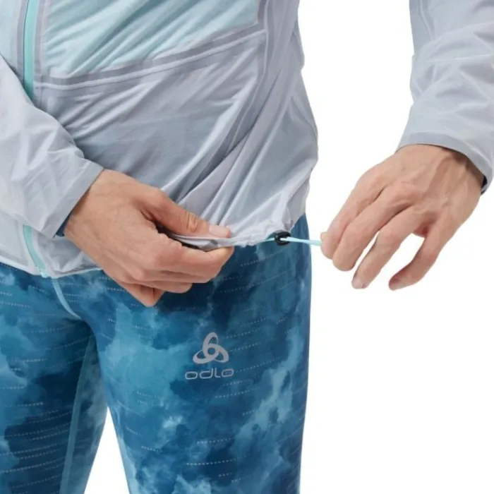 Odlo Veste Running^Jacket Dual Dry Waterproof Gris