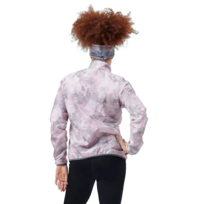 Odlo Veste Running^Jacket Essential Light Print Blanc