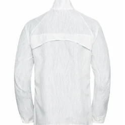 Odlo Veste Running^Jacket Zeroweight Print Blanc