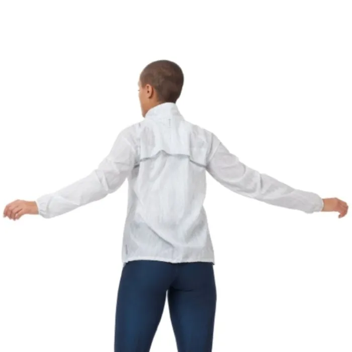 Odlo Veste Running^Jacket Zeroweight Print Blanc