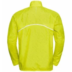 Odlo Veste Running^Jacket Zeroweight Print Jaune