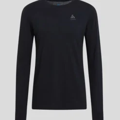 Odlo T-shirt Et Manches Longues Running^Merino 200 BL Top Crew Neck L/S Noir