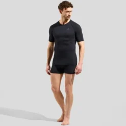 Odlo Sous Vetement Sport|T-shirt Et Manches Longues Running^Merino PW BL SS Tee Noir