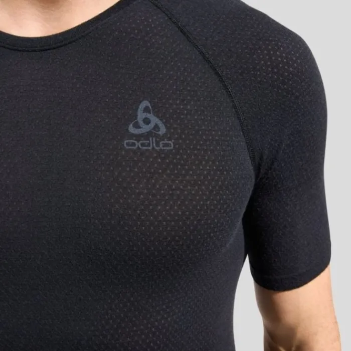 Odlo Sous Vetement Sport|T-shirt Et Manches Longues Running^Merino PW BL SS Tee Noir