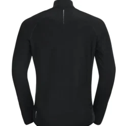 Odlo T-shirt Et Manches Longues Running^Midlayer 1/2 zip Zeroweight Noir
