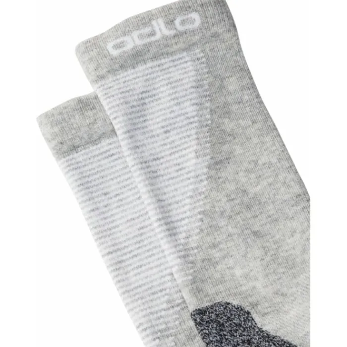 Odlo Chaussettes|Chaussettes Running^Socks Crew Active Warm Running Gris