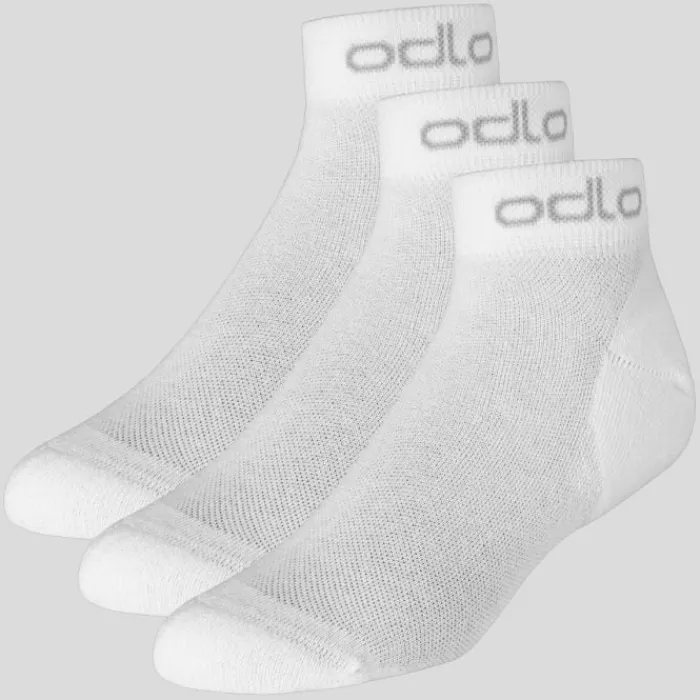 Odlo Chaussettes Running|Chaussettes Running^Socks Short Active 3 Pack Blanc