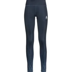 Odlo Collant Et Pantalon Running^Tight Zeroweight Print Bleu